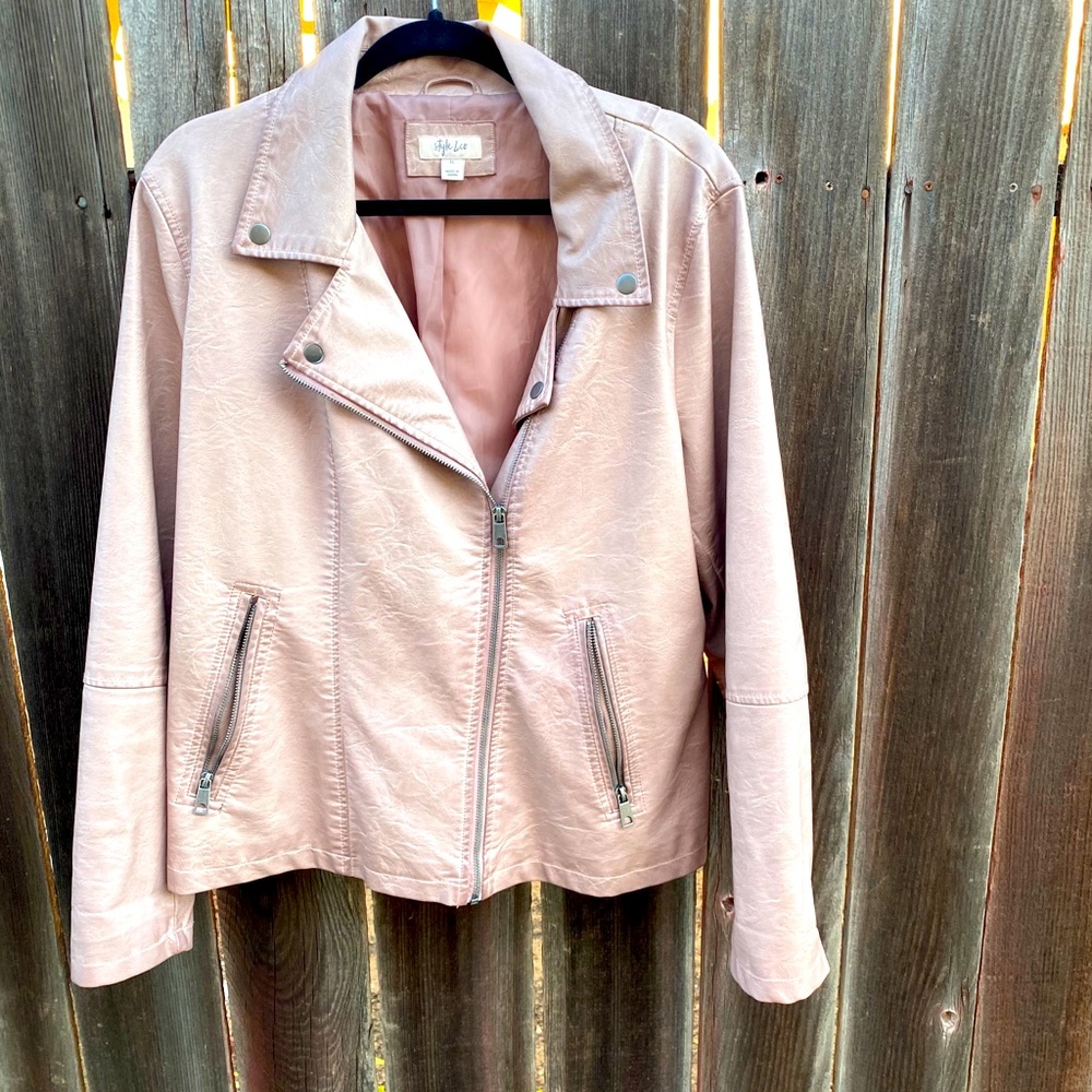 Women’s FAUX moto style jacket-